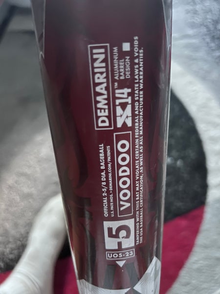 2023 DeMarini Voodoo One Alloy USABat Certified Bat (-5) 26 oz 31" (Used)