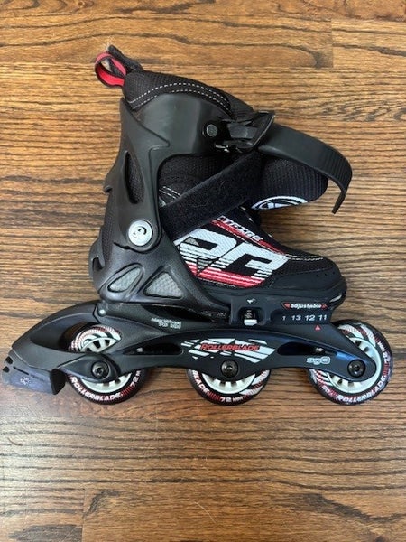 Rollerblade Spitfire XT Inline Skates Adjustable (Size 11J to 1 US) Regular Width (Used)