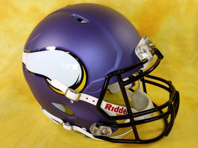 Minnesota Vikings custom fullsize Riddell Speed Pro football helmet Lg
