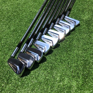 VINTAGE MODERN NEW OLD STOCK! Dunlop Maxfli Golf Forged Blades Chrome Iron Set 2-PW