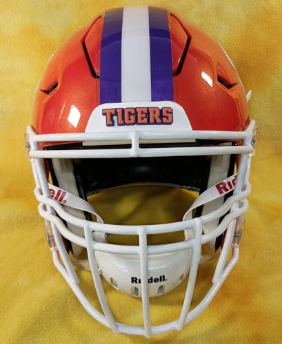 Clemson Tigers custom fullsize Riddell speed Flex XL football helmet