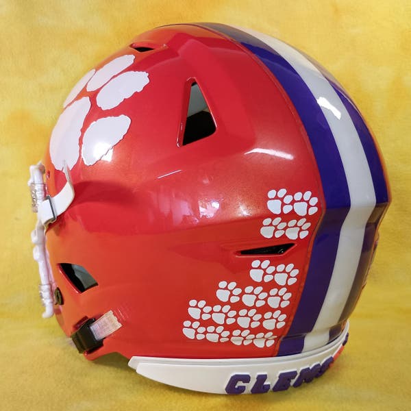 clemson motorcycle helmet Tigers This is an Authentic Clemson Tigers SpeedFlex Helmet by Riddell Hey fellas, check out this