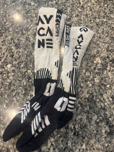 Black Unisex Small Adult Skate Socks (Used)
