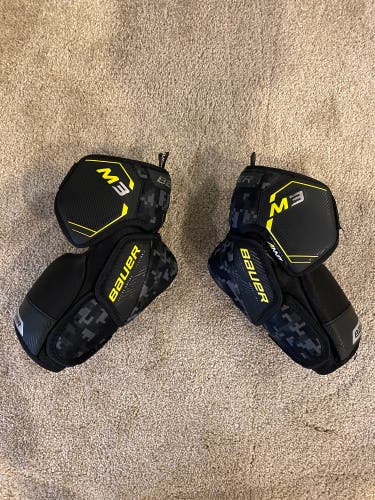 Intermediate Large Bauer Supreme M3 Elbow Pads (Used)