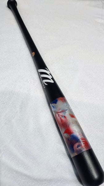 NEW Marucci 33.5"/32oz AP5 Maple Wood Blem Baseball Bat Matte Black/Floral Gloss