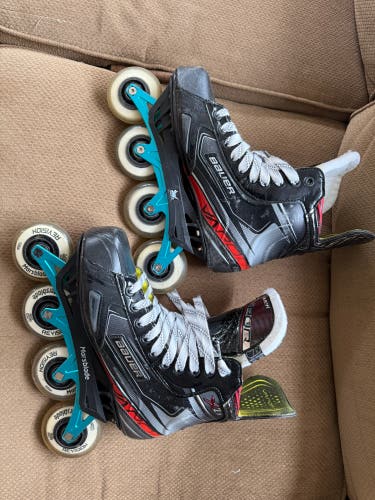 Bauer Inline Skates Regular Width Size 7.5 (Used)