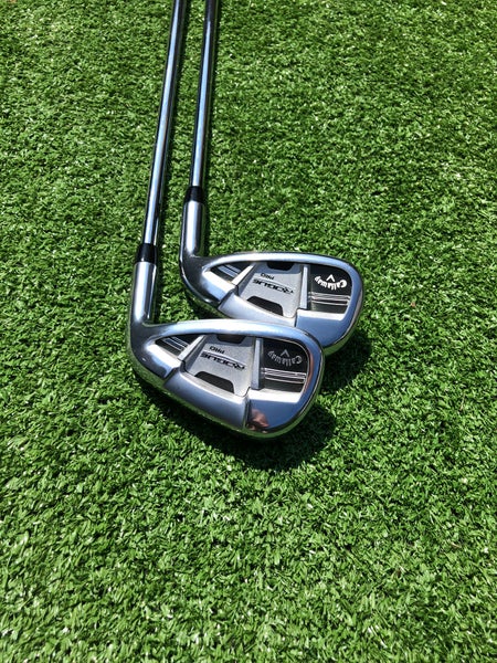 A Pair Of Callaway Golf Rogue Pro CF18 Golf clubs 8 & 9 Iron Clubs