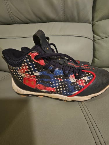 Blue Kid's 6Y (Big Kids / Youth) Youth Under Armour Molded Cleats (Used)