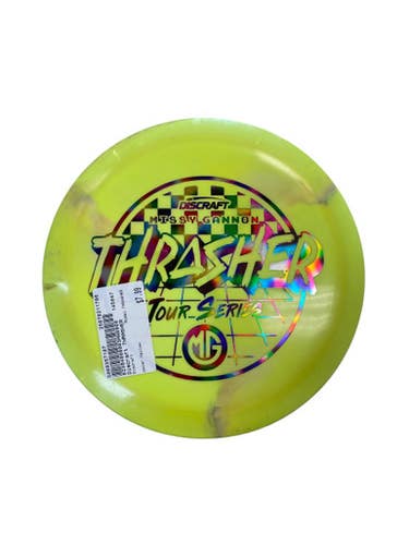Used Discraft THRASHER Disc Golf Driver Yellow 11706-S000357107