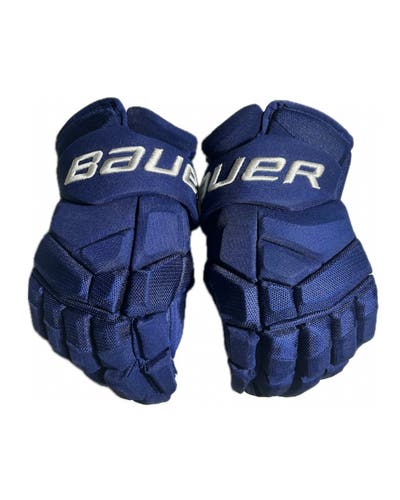 Pro Stock Bauer Supreme 2S Pro Gloves 15" Navy Blue