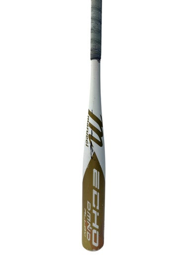 Used Marucci ECHO DMND ALLOY BB/SB Fastpitch Bat White And Gold 28" 11835-S000196879