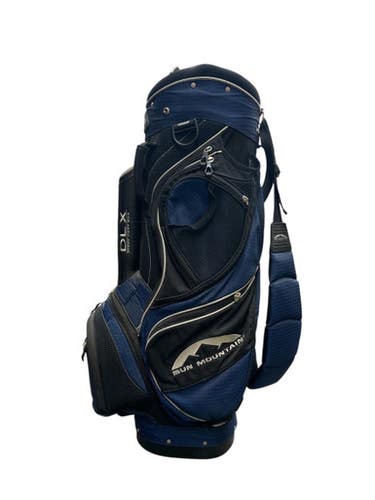 Used Sun Mtn CART BAG Mens Cart Bag Navy Blue 11835-S000196987