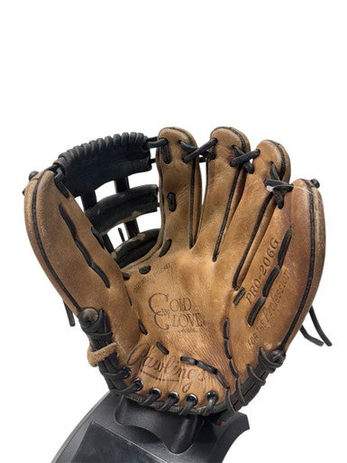 Used Rawlings PRO-206G BB/SB Glove RH Throw Brown And Black 12" 11835-S000197544