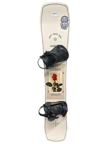 Used Arbor DRAFT Mens Board/Bindings Black And Tan 155 cm 11835-S000197532