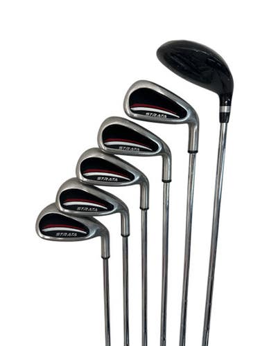 Used Strata 6 PC GOLF SET Mens Starter Set LH 6 Piece 11835-S000197361