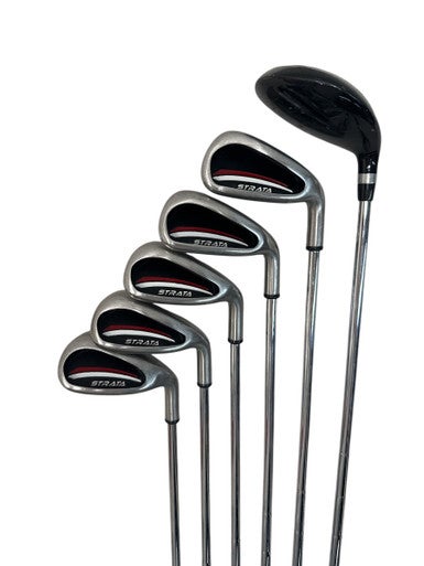 Used Strata 6 PC GOLF SET Mens Starter Set LH 6 Piece 11835-S000197361