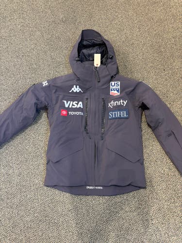Gray Men's Large Kappa US Ski Team Issued Jacket