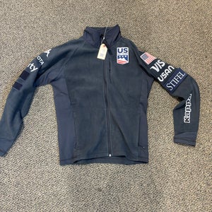 Gray Men's Large Kappa US Ski Team Issued Fleece