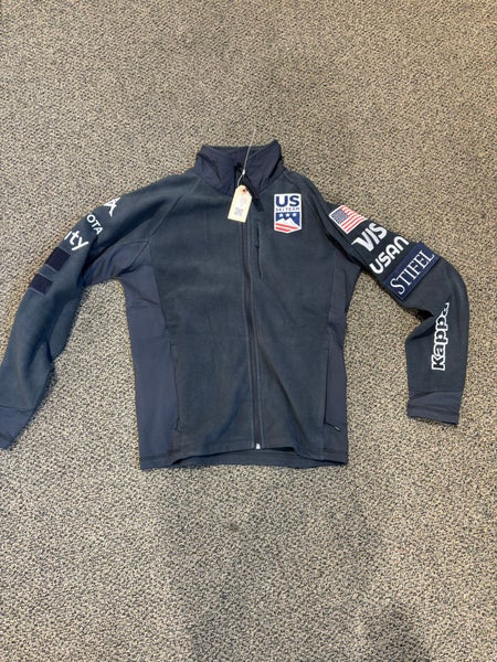 Gray Men's Large Kappa US Ski Team Issued Fleece
