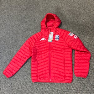 New Red Men's Large Kappa US Ski Team Issued Primaloft Jacket