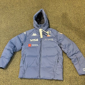 New Blue Men's Large Kappa US Ski Team Puffer Jacket