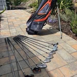 Junior 2018 Wilson Profile Right Handed Clubs (Full Set) Regular Flex 10 Pieces (Used)