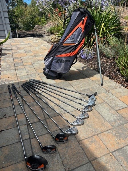 Junior 2018 Wilson Profile Right Handed Clubs (Full Set) Regular Flex 10 Pieces (Used)