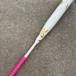 Crisp!! Clean!! White Rawlings Icon 31/23 (-8) New Grip!!