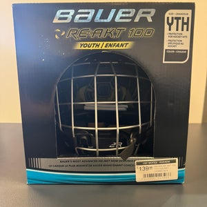 New Bauer Re-Akt 100 Helmet Youth Black