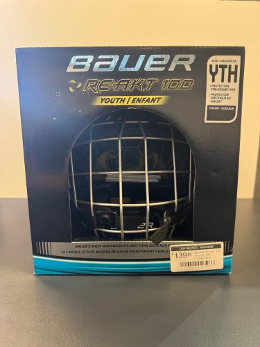 New Bauer Re-Akt 100 Helmet Youth Black