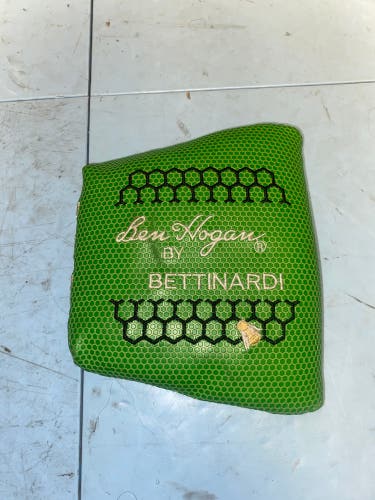 Rare Bettinardi Ben Hogan Baby Ben Putter Head Cover Green Center Shaft