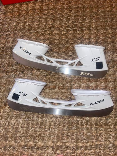 New Pro Stock CCM XS 271mm Skate Runners With STEP Blacksteel