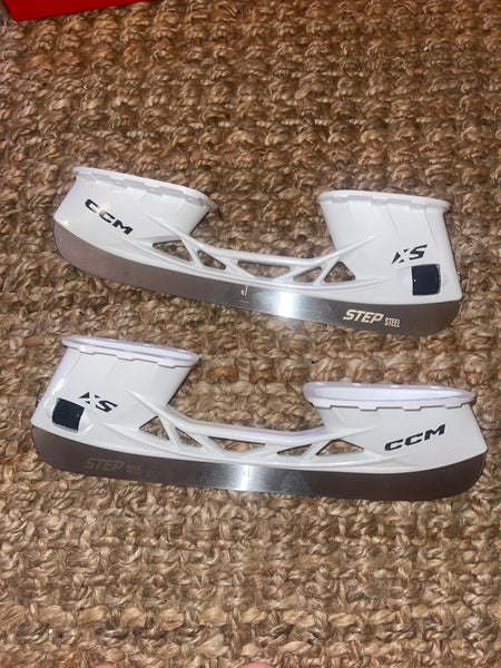 New Pro Stock CCM XS 271mm Skate Runners With STEP Blacksteel