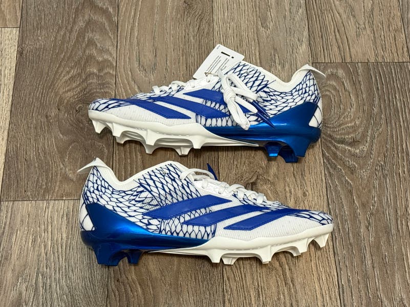 adidas Adizero II Electric Football Cleats Snakeskin Blue  display picture 3