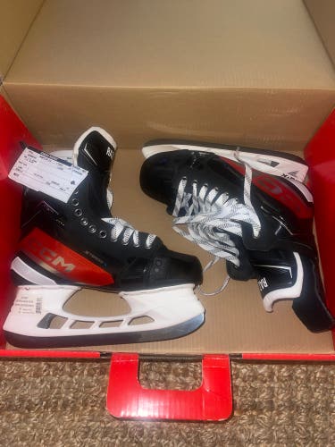 New Pro Stock CCM Size 8.25 JetSpeed FT6 Pro Hockey Skates Capitals Sandin