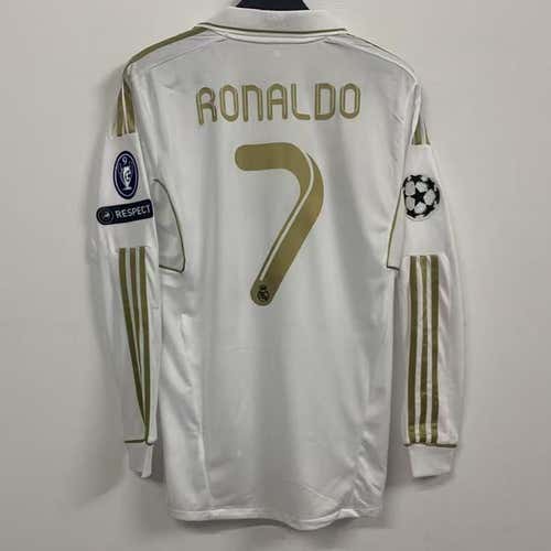 Real Madrid CR7 White Medium/Large Men's Adidas Jersey (New)