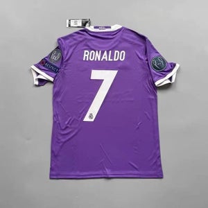 Real Madrid CR7 Purple Medium/Large Men's Adidas Jersey (New)