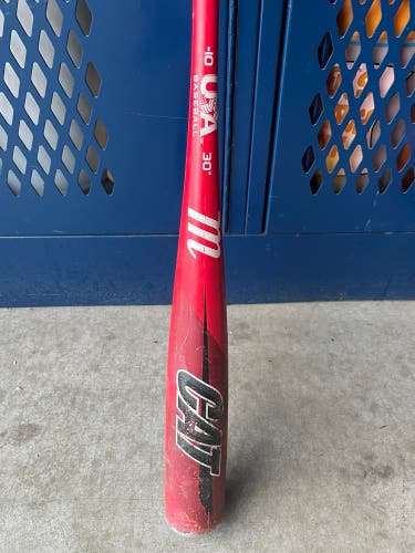 Marucci CAT Alloy USABat Certified Bat (-10) 20 oz 30" (Used)