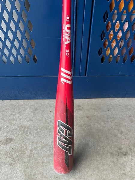 Marucci CAT Alloy USABat Certified Bat (-10) 20 oz 30" (Used)