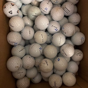 Lot of golf balls mostly Titliest