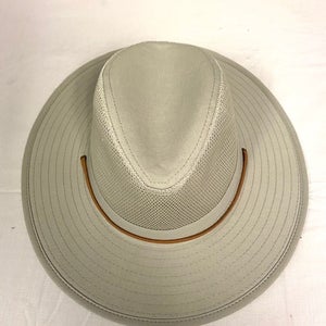 Triangle Sport Headwear Cloth Safari Structured Mesh Hat (Natural, One Size) NEW