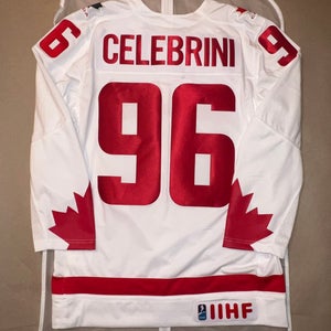 NWT 2025 Ice Hockey World Championship Team Canada Jersey M CELEBRINI