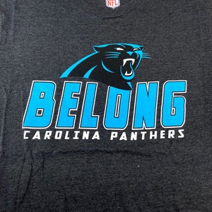 Carolina Panthers NFL Championship Tri-Blend "Belong" Lg NOS T- Shirt (New)