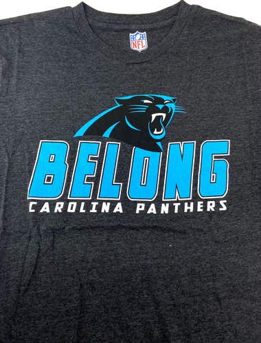 Carolina Panthers NFL Championship Tri-Blend "Belong" Lg NOS T- Shirt (New)