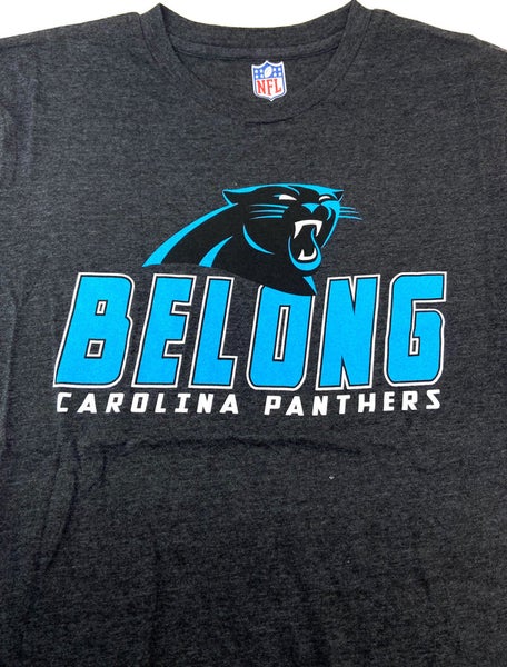Carolina Panthers NFL Championship Tri-Blend "Belong" Lg NOS T- Shirt (New)