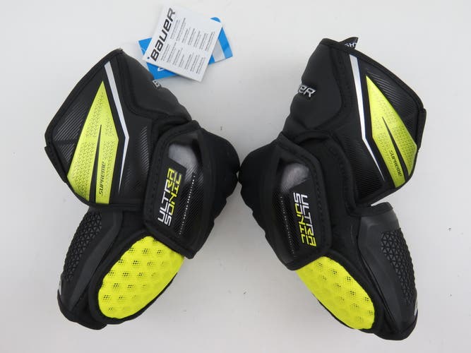 Bauer Supreme UltraSonic NHL Pro Stock Hockey Player Elbow Pads Protective Large NWT