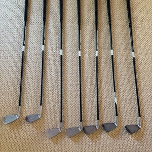 Cobra King SpeedZone irons (#5-9, PW, GW), graphite shafts, excellent condition