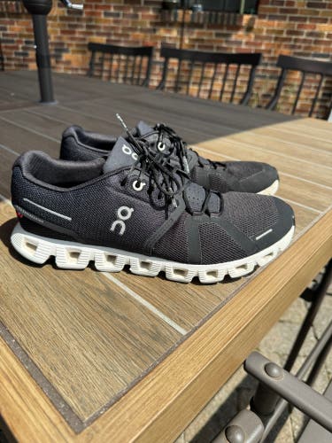 On Cloud Black Men's Size M 9.5 (W 10.5) Adult Shoes (Used)