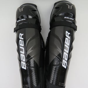 Bauer Pro Series NHL Pro Stock Ice Hockey Player Shin Pads Protective Senior Size 17" NWT