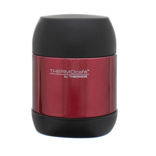 Thermos THERMOcafe Stainless Steel Vacuum Insulated Food Jar Red 12 oz (Used)